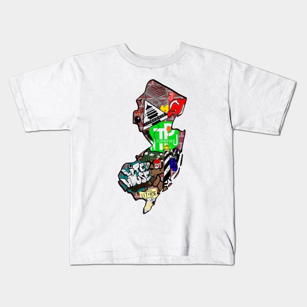 New Jersey Drive Kids T-Shirt by All Tha Smoke JC